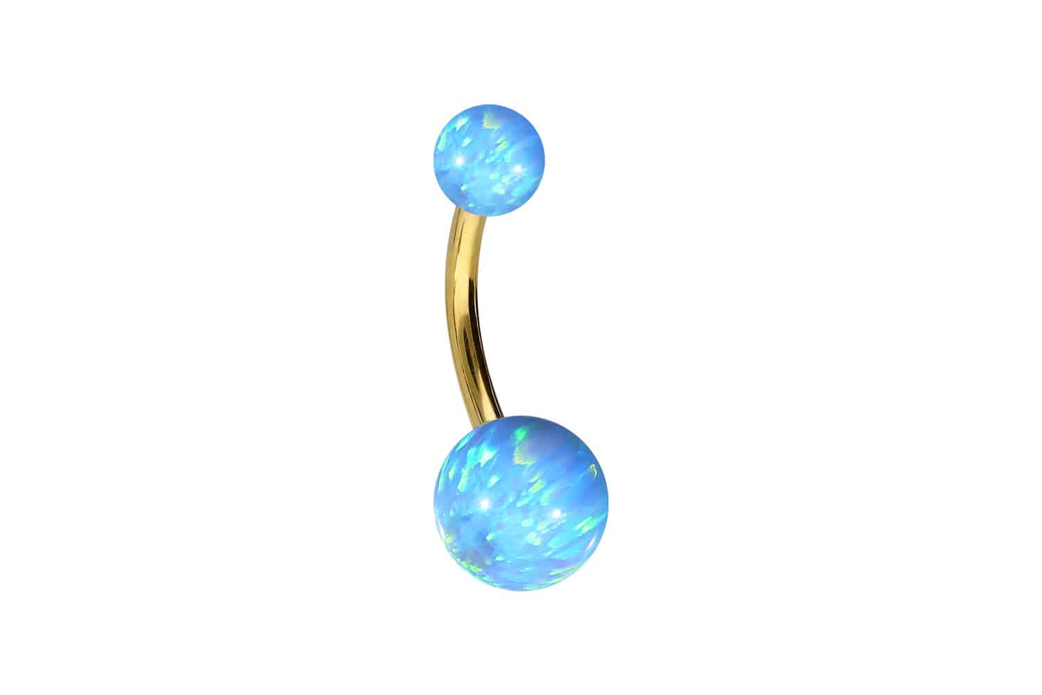 Titan Bananabell Piercing SYNTHETISCHE OPALE